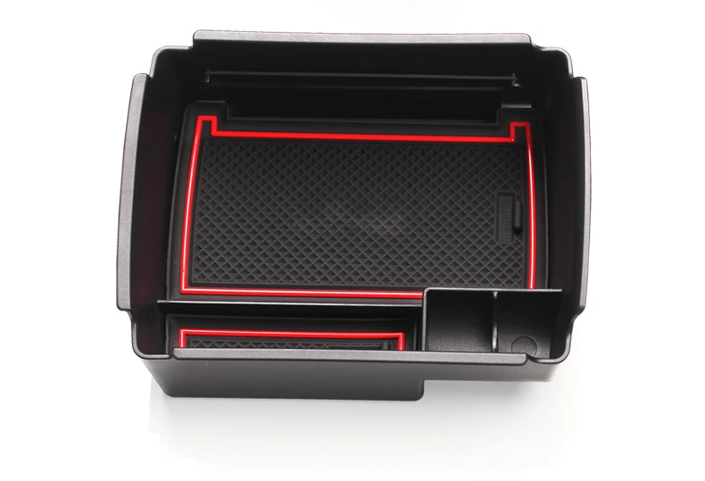 ZUNDUO ящик для хранения в подлокотнике автомобиля коробка для Volkswagen Golf 7 MK7 VII GTI R Центральная консоль подлокотник хранения Красный