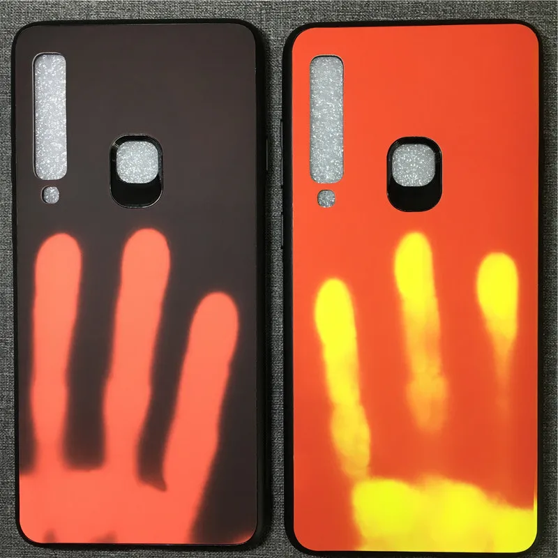 

ALIVO For Samsung Galaxy A9 2018 TPU Case,Hot cold induction color change leather Fitted Case for Galaxy S8 S8+ Note8/9 Cover