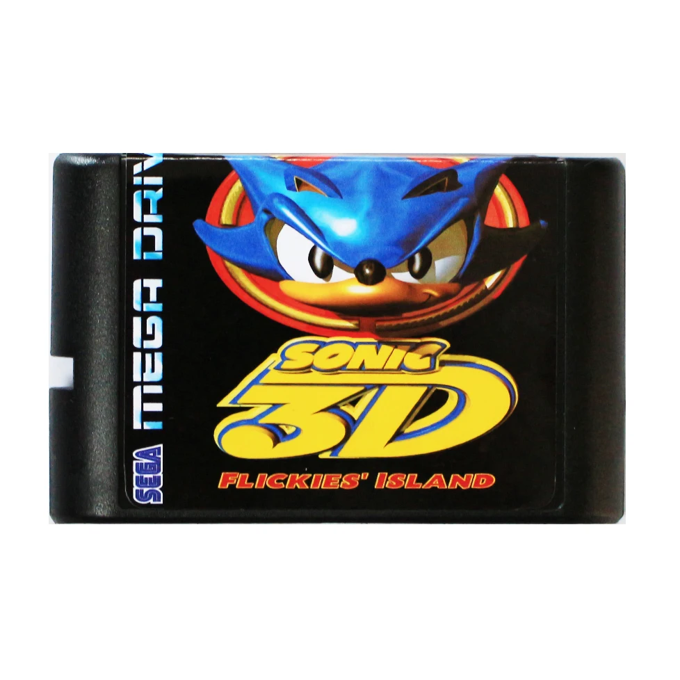 Игровая карта Sonic 3D Flickics' Island 16 bit MD для Sega Mega Drive SEGA Genesis|sonic 3d|16 bitmd game |