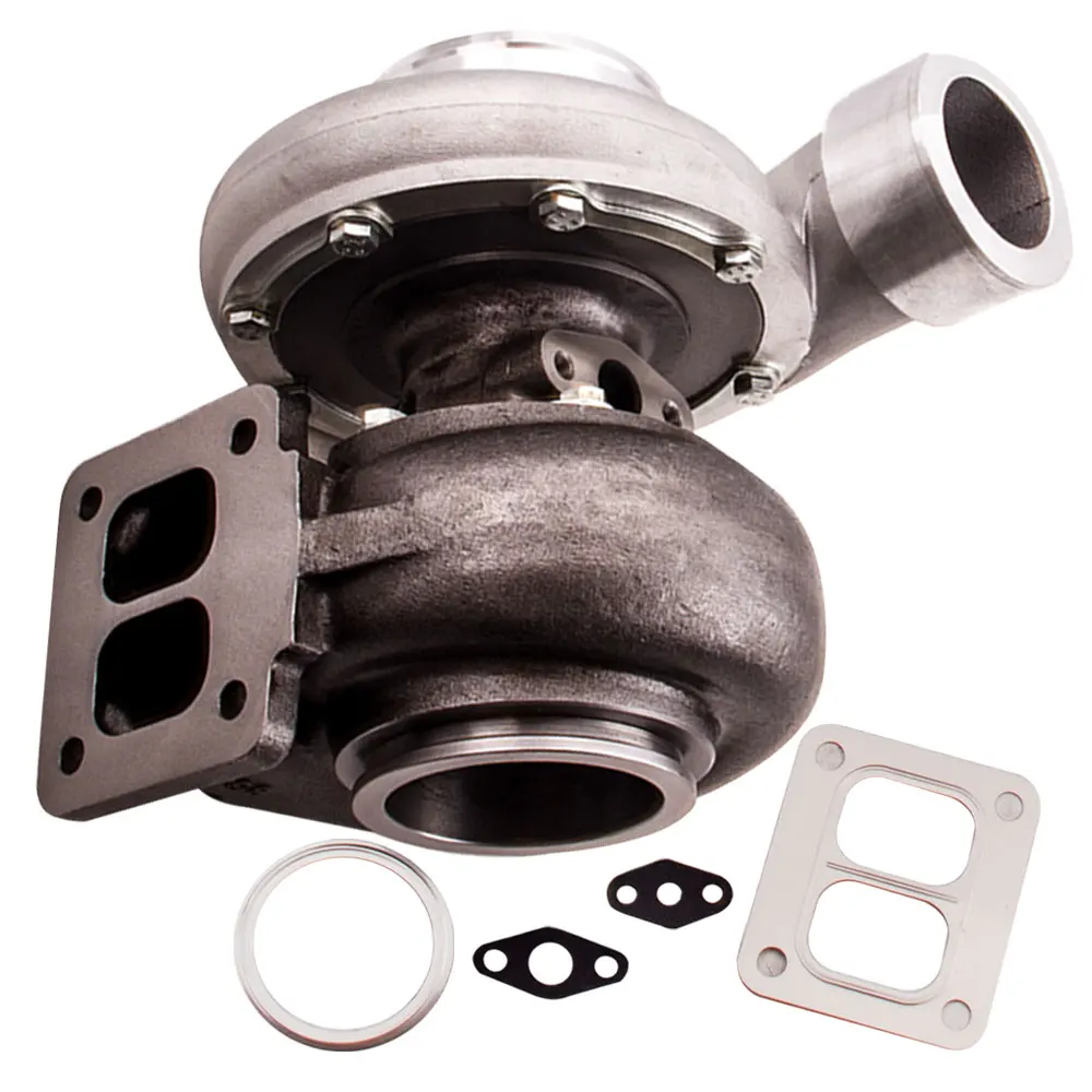 

GT45 T4 V-BAND 1.05 A/R 92MM 800+HP BOOST UPGRADE TURBO CHARGER BRAND 800+HP BOOST UNIVERSAL T4/T66 3.5" 1.05 A/R 92
