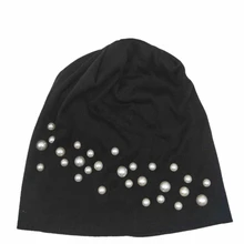 B18905 модные хлопковые смеси черный и жемчужный орнамент удобные, мягкие и tideway привлекают Глазные яблоки новые шляпы