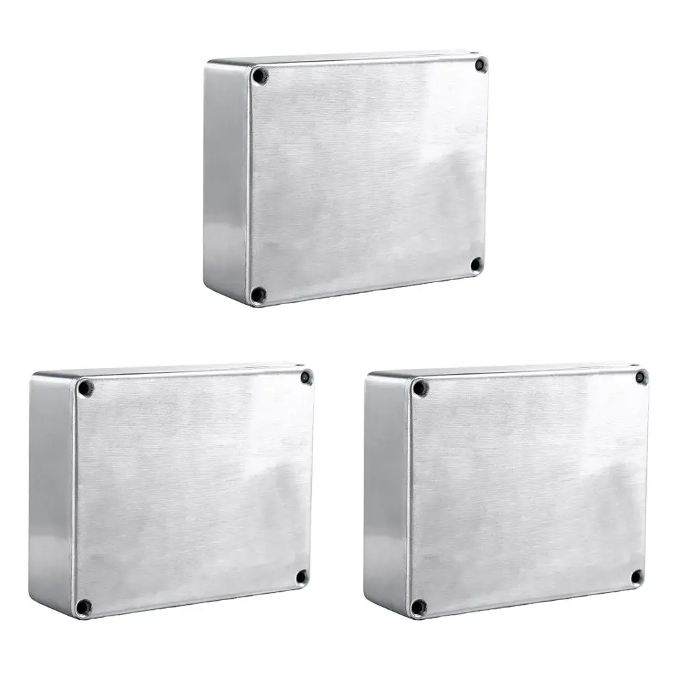 1590BB Aluminum Metal Stomp Box Case Enclosure Guitar Effect Pedal Pack of 3 цена 1590BB Aluminum Metal Stomp Box Case Enclosure Guitar Effect Pedal Pack of 3 цены онлайн
