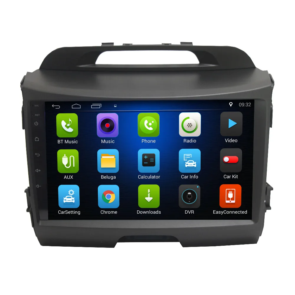 Clearance Nedehe quad core 9 inch Android 8.1 Car DVD player for KIA sportage 2011 2012 2013 2014 2015 gps navigation 2 din car head unit 2