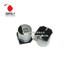 10 шт. SMD 10V 16 V, алюминиевая крышка, 25В 35В с алюминиевой крышкой, 50В 100 мкФ 220 мкФ 470 мкФ 1000 мкФ 1 мкФ 2,2 мкФ 4,7 мкФ 10 мкФ 22 мкФ 47 мкФ 2200 мкФ Алюминий электролитический конденсатор с алюминиевой крышкой