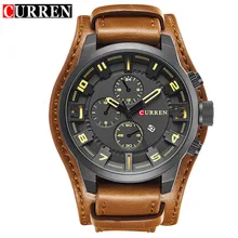 Relogio Masculino Curren Steampunk Sport Montre Homme Top Marque De Luxe Militaire de L’armée Uhr Quartz Hommes Montre-Bracelet Reloj Hombre 8225