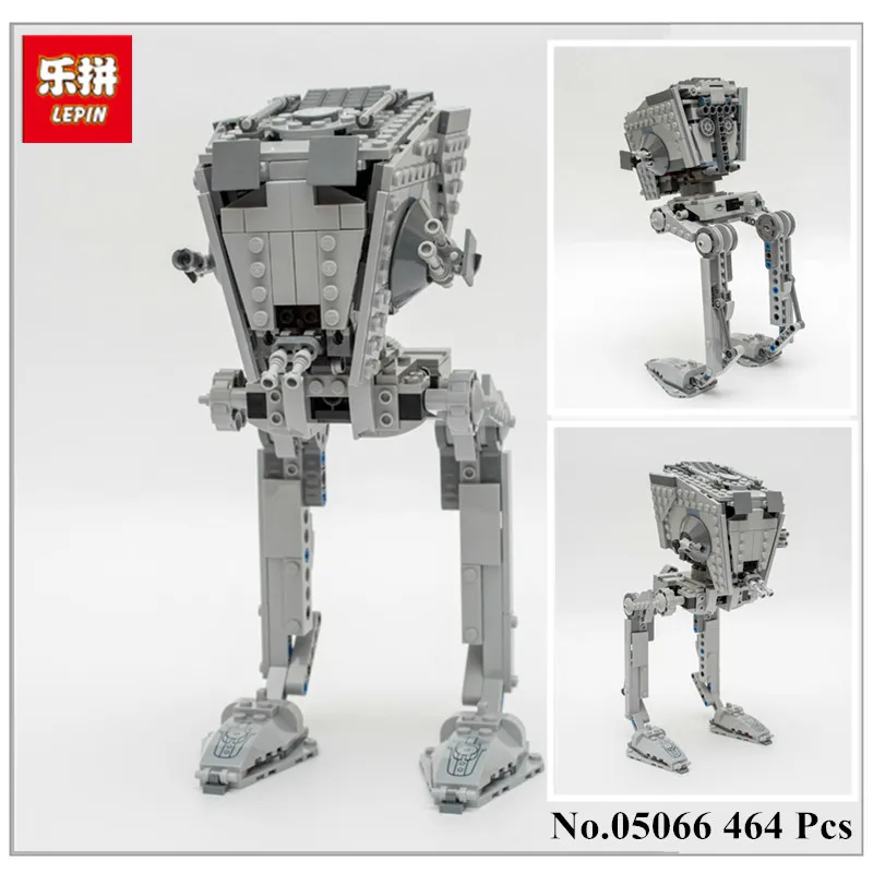 

Lepin 05066 464PCS Star Genuine The Rogue One Imperial AT-ST Walker wars Set Building Blocks Bricks Educational Toys 75153