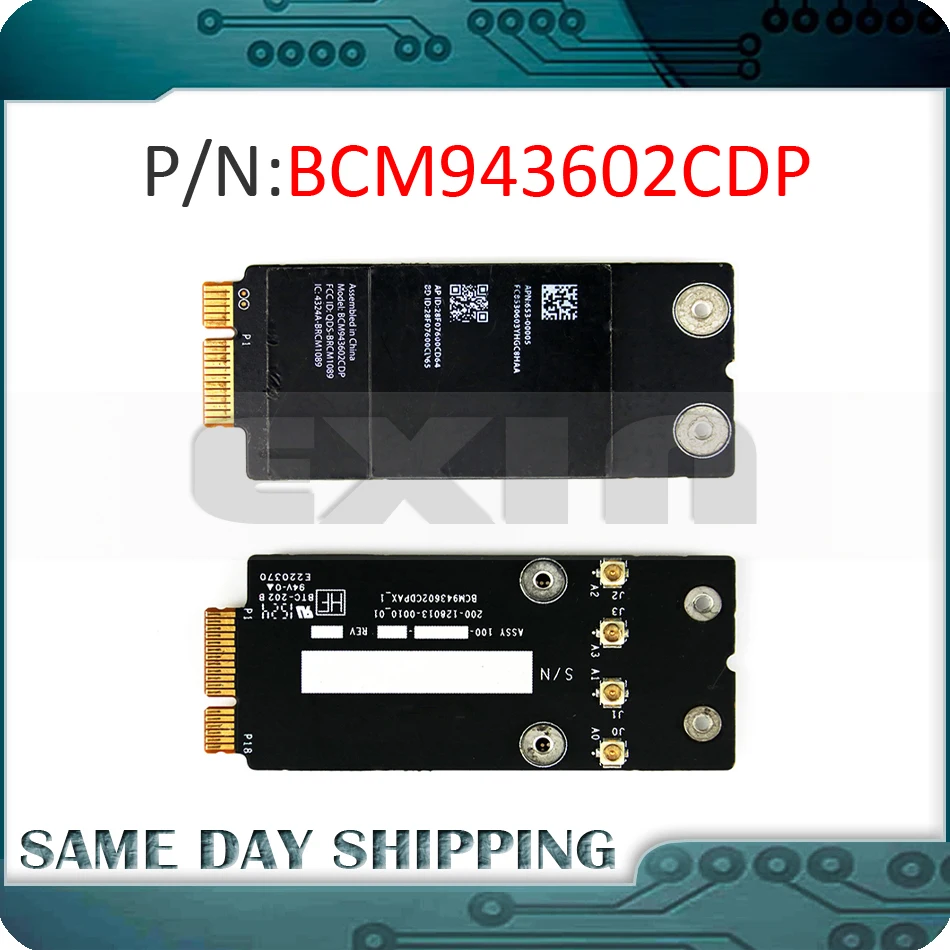 Оригинальный BCM943602CDP для Apple iMac 27 дюймов 21 дюйм A1418 A1419 Wifi 802.11AC Bluetooth 4 0 Карта