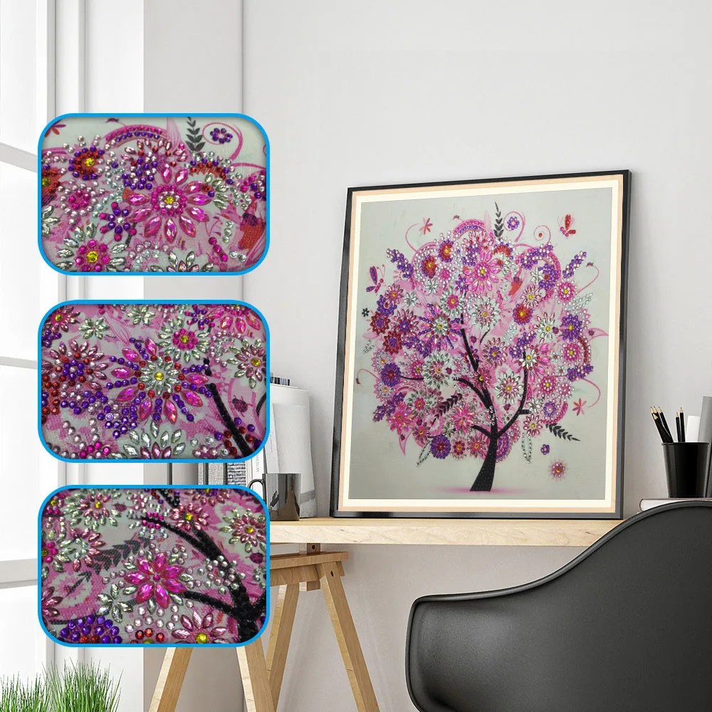

DIY 5D Diamond Painting Special Shaped Partial Drill Cross Stitch Kits Crystal Rhinestone Diamond Embroidery Christmas Home Q4