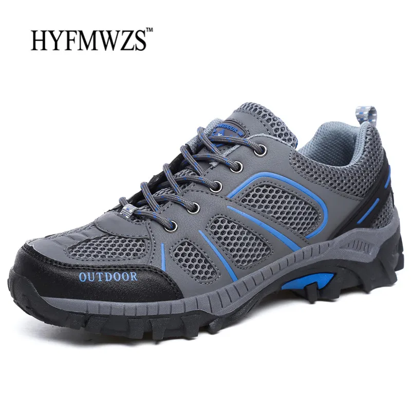 

HYFMWZS Krasovki Tactical Shoes Unisex Hiking Boots Women Non-slip Outdoor Shoes Men Breathable Mountain Shoes Couple Shoes 2018