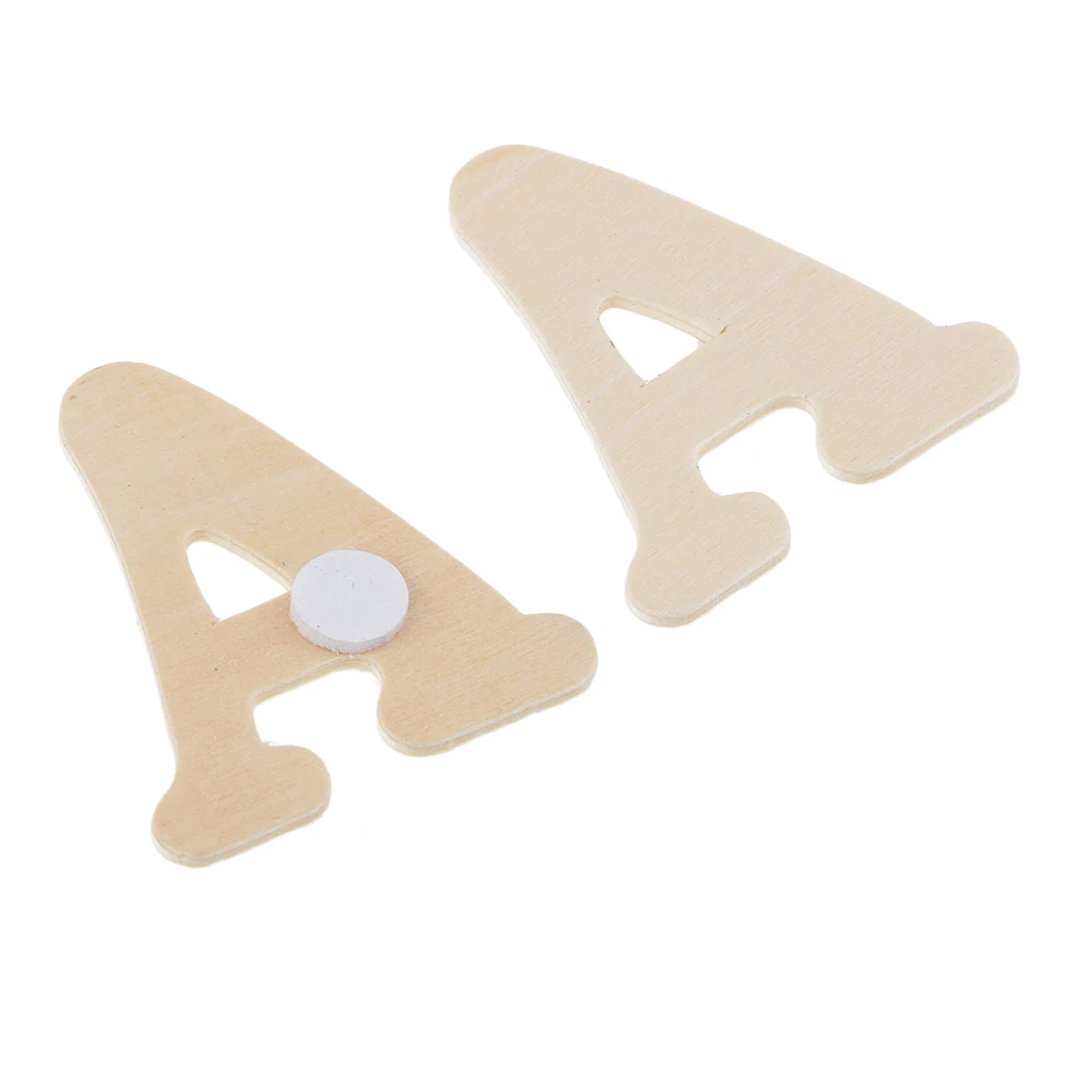 112pcs Colorful Adhesive Wooden Alphabet Letters with Tray Kids Educational Toys Early Learning Toys Games