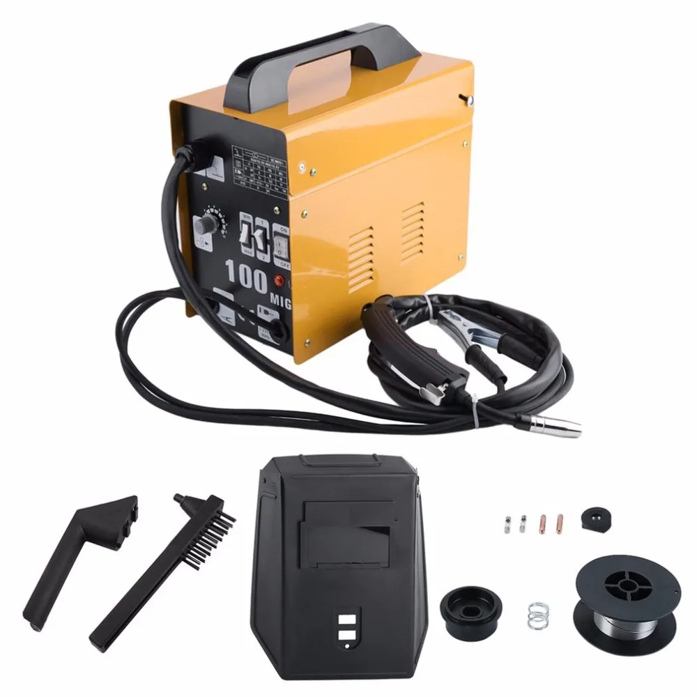 

New MIG100 Gas-Shielded Welding Machine Professional Electric Welding Machine Durable MIG Weldering Equipment EU Plug