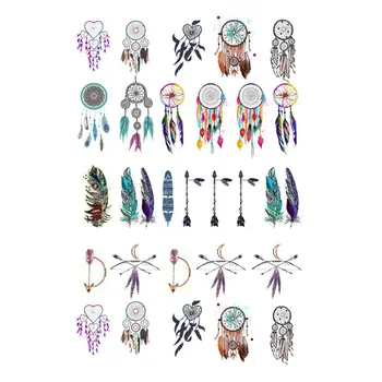 

2 pcs/lot Bohemia Feather DIY Deco Scrapbook Bullet Journal Stationery Stickers Planner Poster Patchwork Craft Supplies