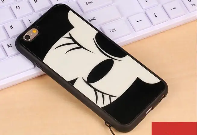 Зеркальный чехол для iPhone 6 6S Plus 6s plus 5 блестящий с Микки Минни Дональд ТПУ