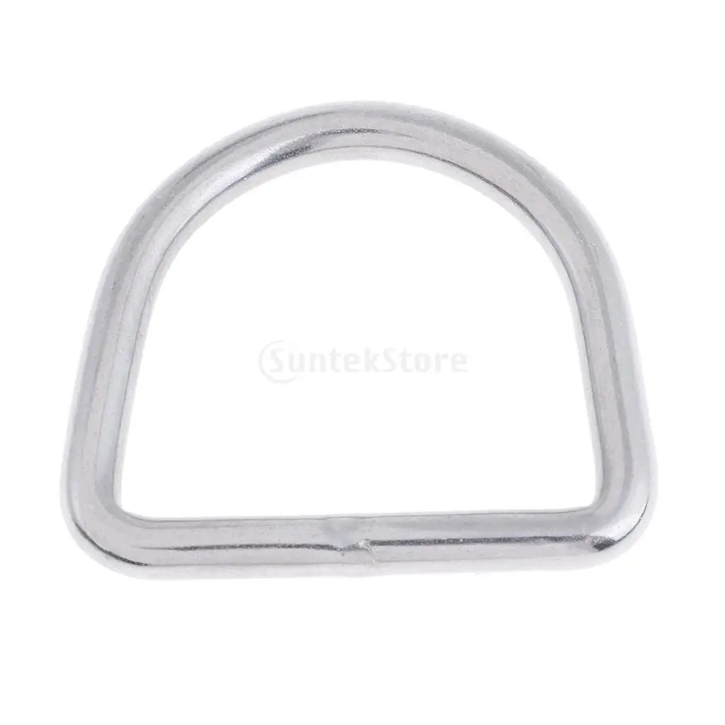 Durable 316 Stainless Steel Welded D Ring Marine Boat Yacht Fishing Rigging Gear Kit - Corrosion Resistant. Strong. Lightweight