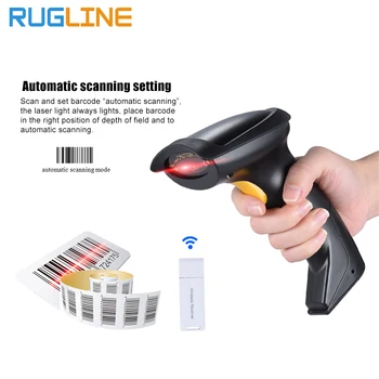 

Free Shipping Wireless bar Code Reader 2.4G 10m Laser Wireless/Wired Automatic/ Manual barcode scanner for Windows CE Tablet
