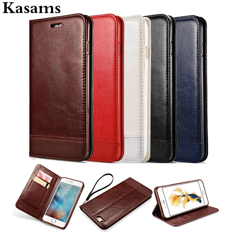 

For Apple iPhone 5 5S SE Litchi Double Magnetic Phone Case iPhone5 iPhone5S iPhoneSE Luxury Leather Anti-knock Flip Wallet Cover