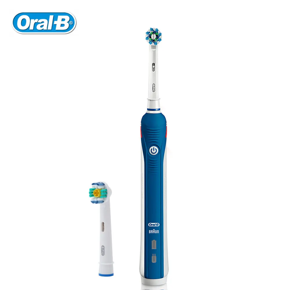 Зубная щетка Oral B аккумуляторная Водонепроницаемая с 3D вращением | Бытовая