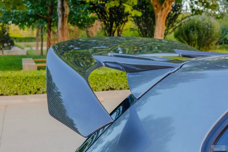 Для Volkswagen Scirocco углеродное волокно задняя крыша губы крыло спойлер для Volkswagen Scirocco 2010