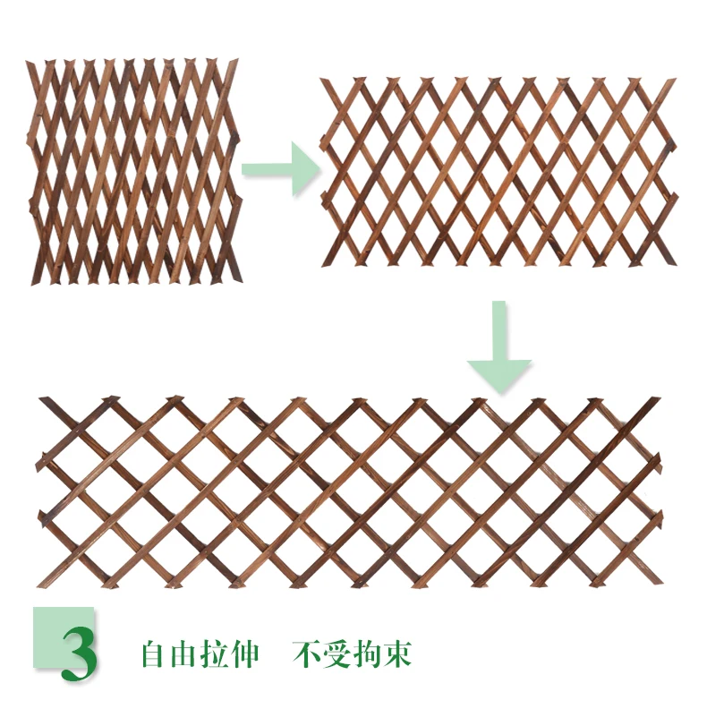 Расширяющийся деревянный садовый настенный забор, панель для подъема растений, поддержка, декоративный садовый забор для украшения дома, двора, сада
