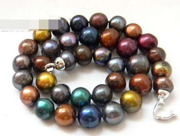 

huij 004902 Round Multicolor Freshwater Pearl Necklace