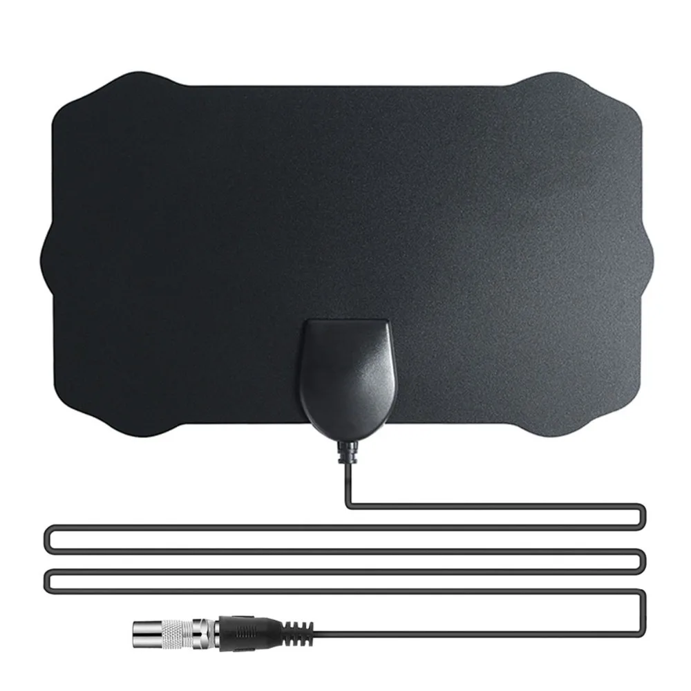 SOONHUA 120 миль диапазон Крытый плоский ТВ антенны 1080P цифровой HDTV Антенна 20 dBi с