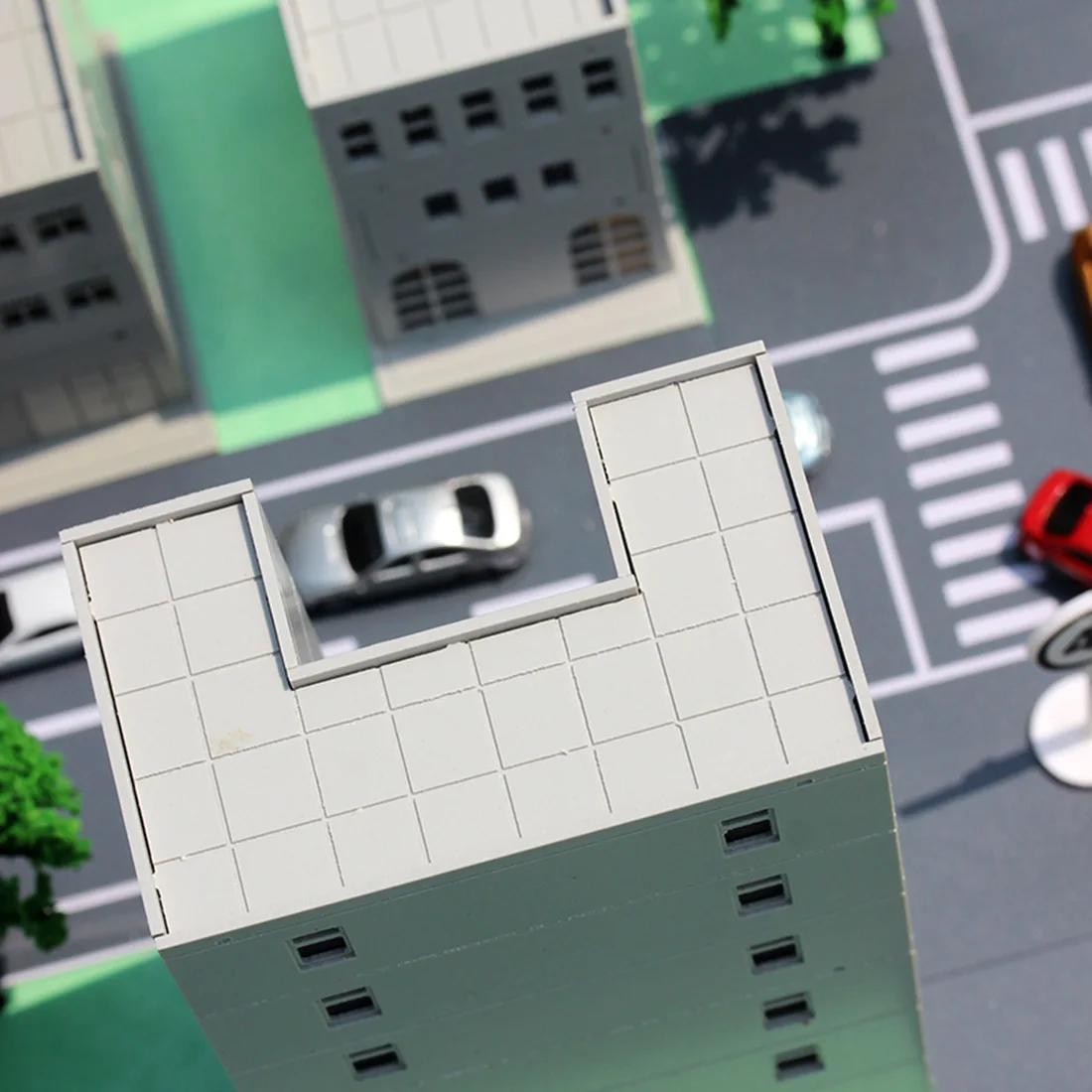  1:144 Building Office Building Model Urban Street Decoration For Model Sand Table - White