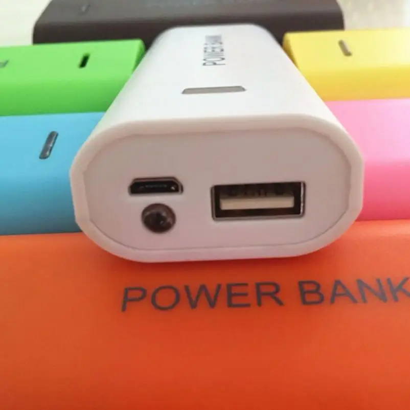 Внешний аккумулятор LANDFOX 2019 5600 мАч 2x18650 USB зарядное устройство для телефона чехол