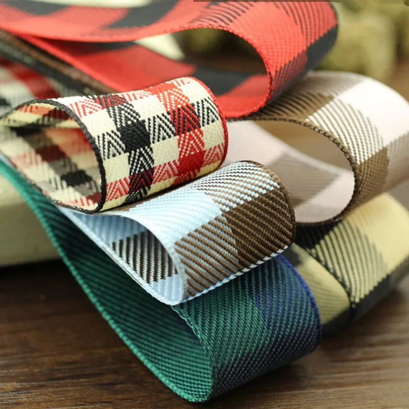 7 colours 5meter/lot 1"(25 mm) material escolar Handmade DIY hair bow material Computer embroidery ribbon Free shipping T-007