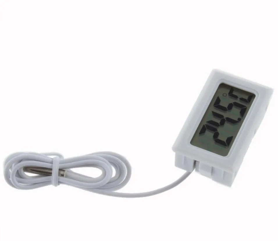Termometro Mini Digitale Display Tester LCD Temperatura Bianco Nero ph