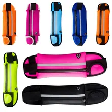 Горячее предложение работает поясная сумка Водонепроницаемый телефон контейнер для бега Пеший Туризм ремень мешок живота Для женщин тренажерный зал Фитнес мешок Леди Спорт Аксессуары