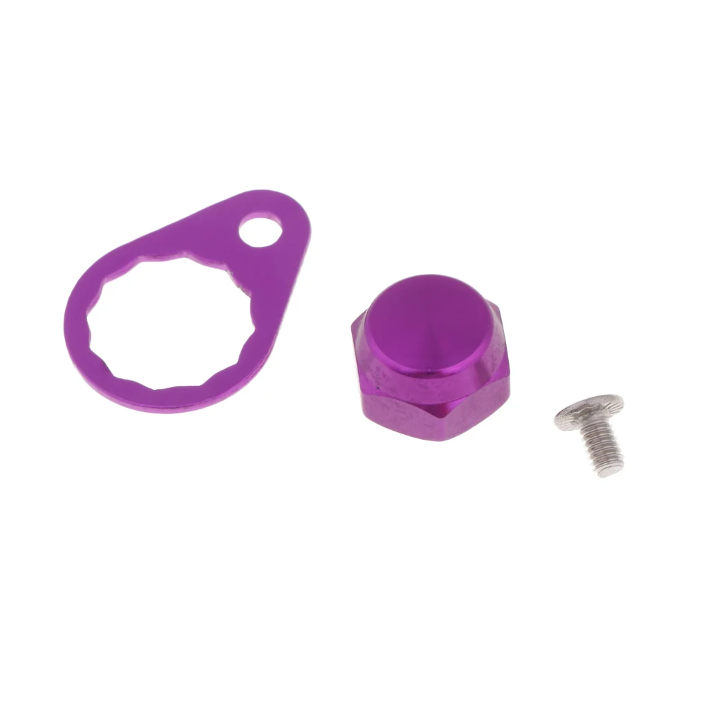 11mm Metal Screw Nut Cap Bearing Cover for Fishing Reel Left/Right Handle Knob Locking Plate DIY Fishing Accessories 5 Colors