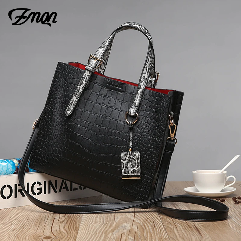 ZMQN حقيبة يد فاخرة حقائب النساء مصمم 2019 أكياس Crossbody للسيدات العمل اليد حقيبة جلدية سوداء حقيبة يد بولسا الأنثوية A889