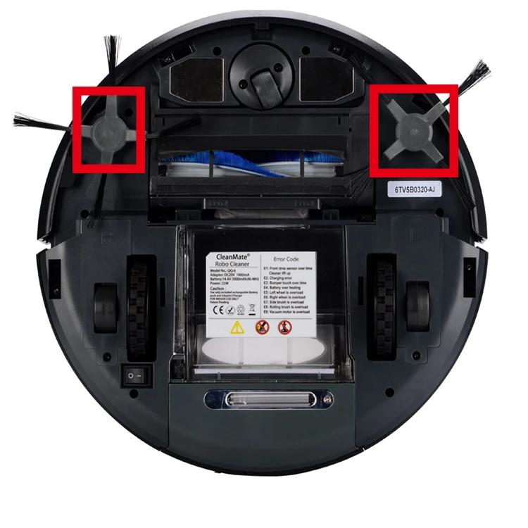 Запчасти для пылесоса оригинальная боковая щетка бренда Cleanmate QQ6 и QQ5 любой