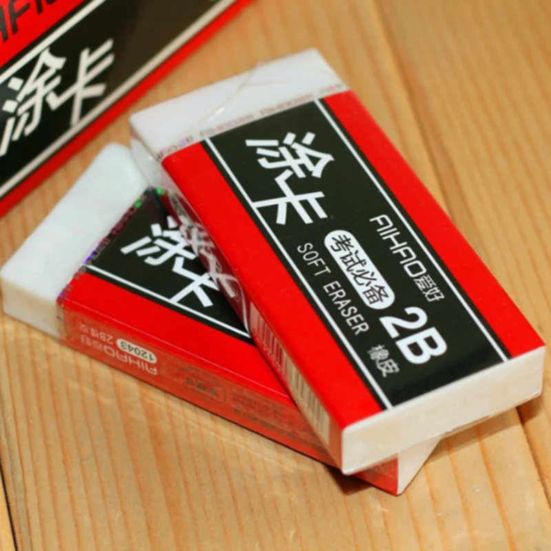 2B Pencils Eraser Large size Writing Drawing Eraser Rubber pencil