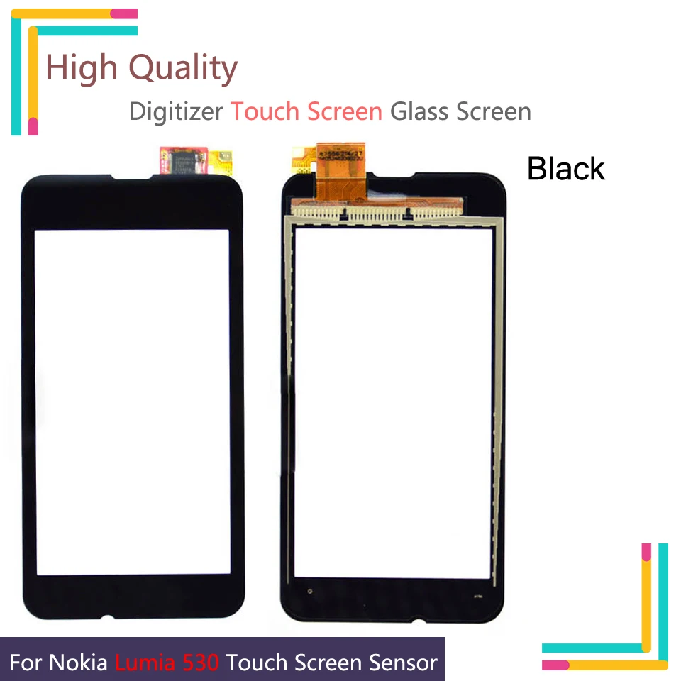 4 0 &quotдля Lumia 530 сенсорный экран для Nokia N530 дигитайзер сенсор Передняя стеклянная