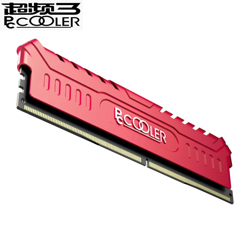 

pccooler ARES 4GB 8GB 16GB 2400MHz DDR4 CL17 1.2V For Desktop PC Intel Memory RAM Red black Computer Memory Gamer DIY