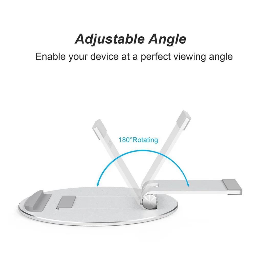 Регулируемая подставка для мобильного телефона круглый алюминиевый рабочий стол подставка для мобильного телефона для iPad Pro 9,7 iPad Pro 10,5 samsung Galaxy