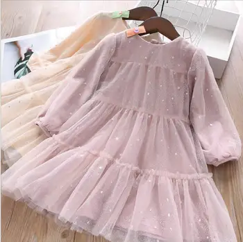 

princess dress 2019 autumn kids party dresses fashion high-grade girls Long sleeve dress sweet kids clothing
