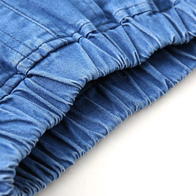 Hzirip Горячие Летняя распродажа Джинсовые шорты Новые детские джинсы модные однотонные детские штаны с эластичной резинкой на талии для мальчиков шорты для девочки От 3 до 6 лет