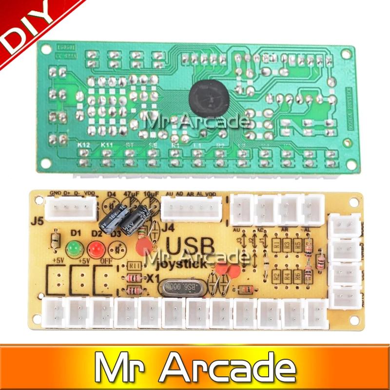 

Arcade JAMMA Zero Delay Arcade USB Encoder to Joystick for Mame Jamma PC Fighting Games