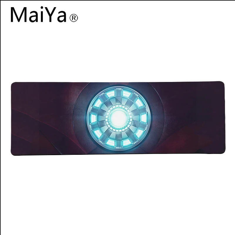 Maiya высокое качество Marvel Железный человек уникальный настольный коврик игровой коврик для мыши большой коврик для мыши клавиатуры коврик - Цвет: Lock Edge 40X90cm