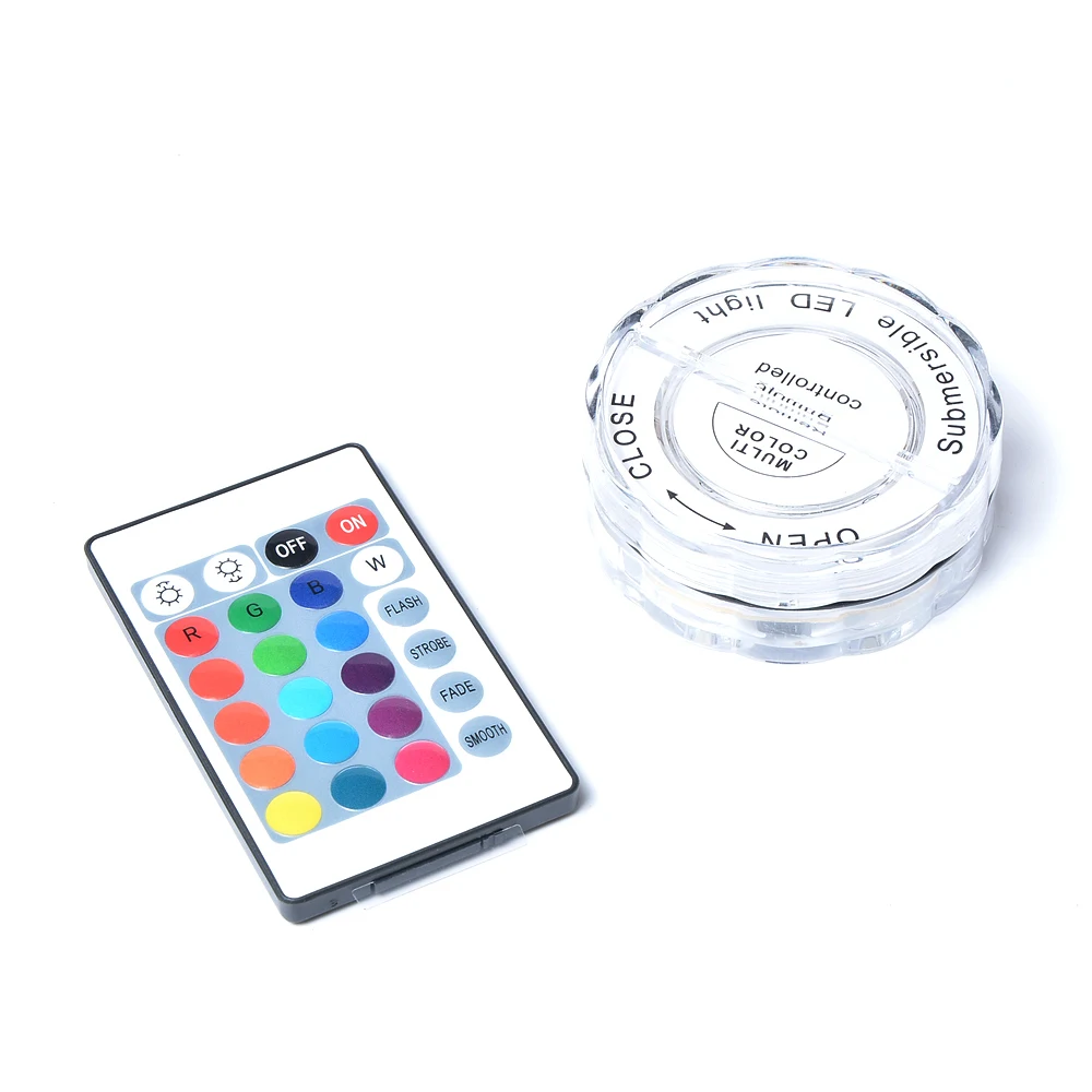 

16 Color RGB LED Light Base with Remote Controller for Hookah Shisha Pipe Chicha Narguile KTV Bar Party Outdoor Decoration