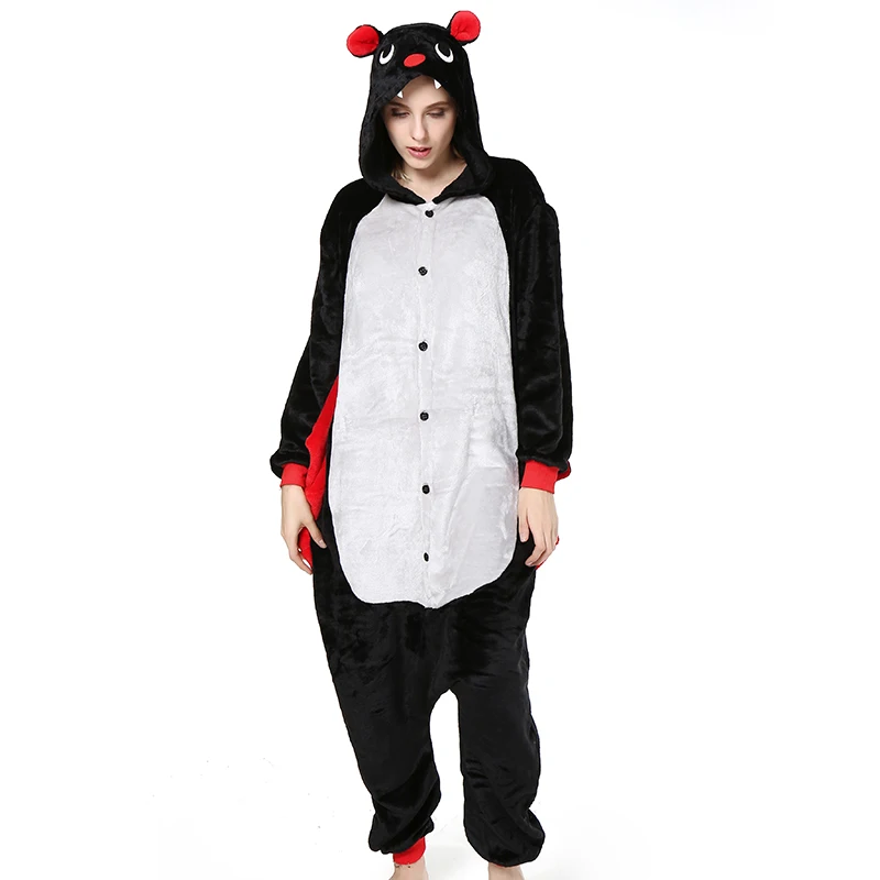 

Kigurumi Animal Pajamas Sets Women Cosplay Cartoon Pig Pijama Warm Flannel Sleepwear Winter 2019 Adults Sleepwear Hooded Onesie