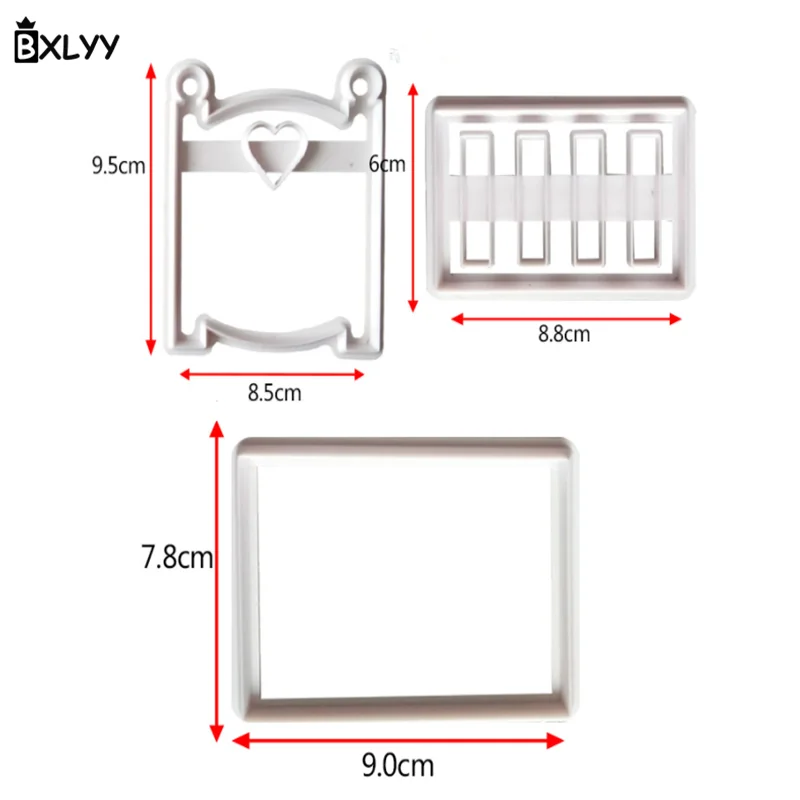 Bxlyy Новинка; Лидер продаж пресс-формы для выпечки на английском языке надпись с днем рождения DIY простая маленькая кровать Пластик форма для выпечки торта украшения Tools.7z