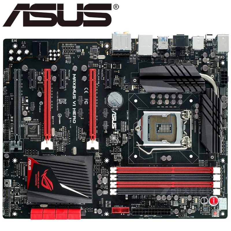 Настольная Материнская плата Asus Maximus VI Hero Z87 Socket LGA 1150 i3 i5 i7 DDR3 32 Гб ATX UEFI BIOS
