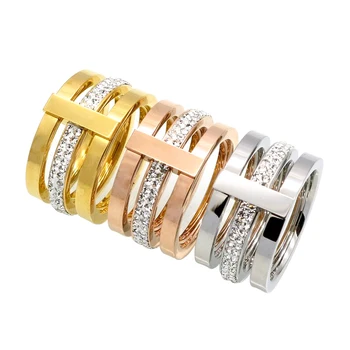 

Bursts of hot three laps fashion princess temperament ring gold ring
