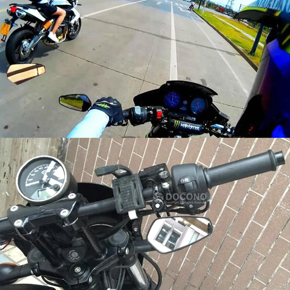 Мотоцикл 7/8 &quot22 мм Руль конец боковое зеркало заднего вида для yamaha nmax fz6 z400 xt225 yz 125