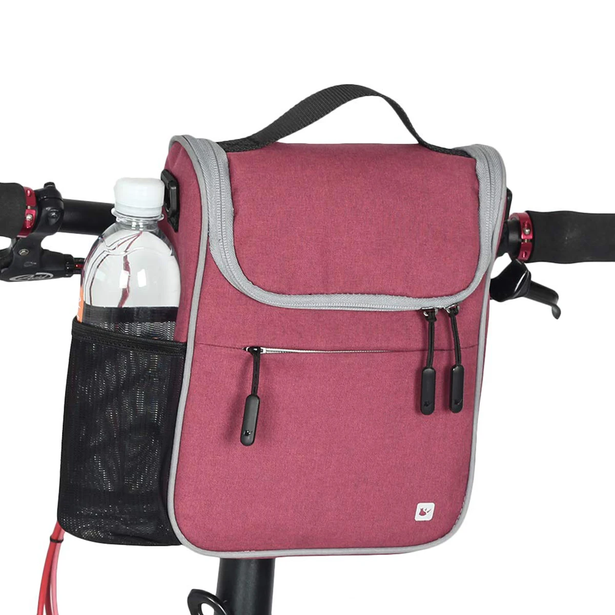 2 in 1 Waterproof Bicycle Front Tube Bags Big Capacity MTB Cycling Handlebar Bags Front Frame Trunk Pannier Bike Accessories