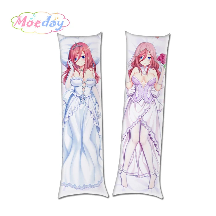 The Quintessential Quintuplets Anime Characters Nakano Miku Nino Itsuki Sister Dakimakura Pillow Covers - Цвет: Оранжевый