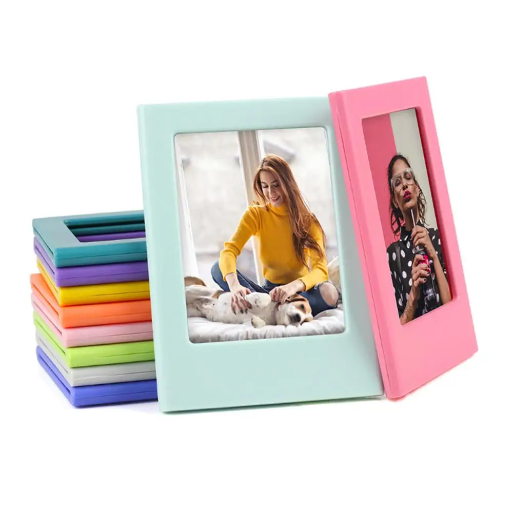 

Photo Frame Magnetic Mini 3 inch Picture Combination DIY Assembly Style Photo Holder Table Decoration Refrigerator Stickers